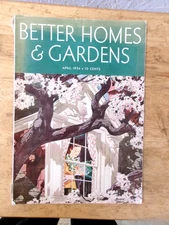 1934 APRIL BETTER HOMES & GARDENS MAGAZINE RECIPES ADS HOMEMAKER  GARDENING