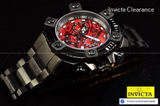 RARE Invicta Reserve GRAND OCTANE Mens Coalition Forces Abalone Dial Black Watch