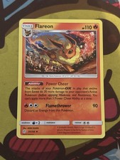 Pokemon Flareon 25/236 - SM Cosmic Eclipse - Non Holo - Excellent