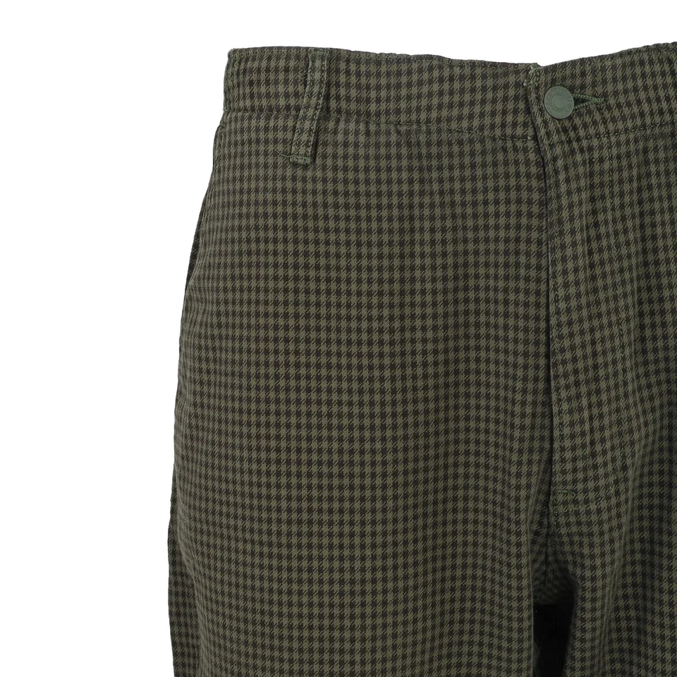 Levi's Men's Green Houndstooth XX Chino EZ Taper Trousers Size L A10400053 - Photo 2/4