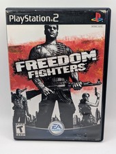 Freedom Fighters (Sony PlayStation 2, 2003) - w/ Manual,  Tested