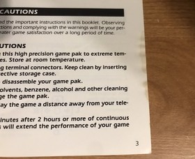 Ghosts &lsquo;N Goblins - Nintendo NES - Instruction Manual Booklet Only