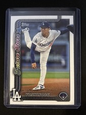 🔥Yoshinobu Yamamoto 2025 Topps Series 1 #231 Future Stars Dodgers WS MVP