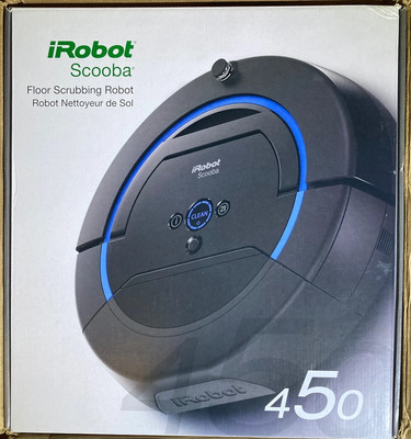   iRobot Scooba 450 Robotic Floor Scrubbing Robot Cleaner Vacuum ULTRA-RARE!  
