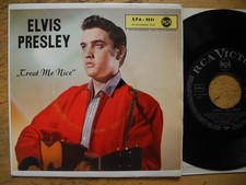 ELVIS PRESLEY Treat Me Nice + 3 EP 45 7" Germany EPA 9541 V2 VG+