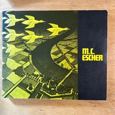 M.C. Escher Art Book Landscape Bird Design 1981 Exhibition Catalog
