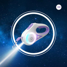 LED Retractable Dog Leash with Light for Puppies Small Medium Big Dogs Cats Pet