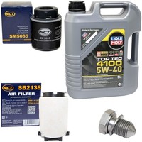 MotoröL Filter Set 5W40 5Liter + ÖLablassschraube FüR Audi A3 Seat Skoda VW