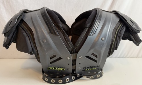 Riddell Power AMP Football Shoulder Pads Size XL 18”-19”/40”-42” Dual Strap’s