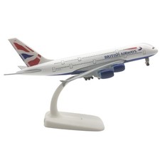 1/400 Scale British Airways A380 Alloy Model Plane Collection Souvenir Display