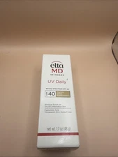 EltaMD UV Daily Tinted SPF 40 Face Sunscreen Moisturizer with Zinc Oxide, Tinted