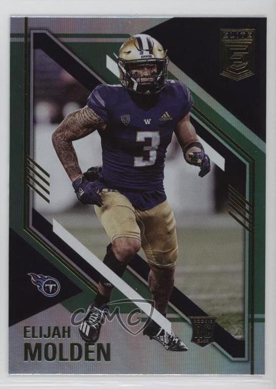 2021 Panini Donruss Elite Rookies Green Elijah Molden #146 Rookie RC n1u