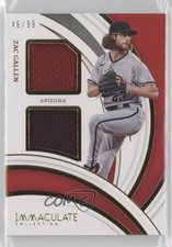 2022 Panini Immaculate Immaculate Materials Duals 46/99 Zac Gallen #IMD-ZG 0hw6