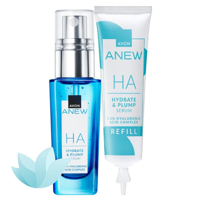 Avon Anew Hydrate & Plump Concentrate 30ml mit Refill | 3,5% Hyaluronsäure