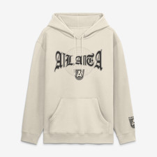 Men's Fanatics Cream Atlanta Dream Legacy Fleece Pullover Hoodie