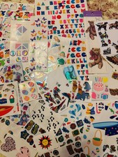 Large Vintage Sticker Lot Mrs Grossmans Sandy Lion Vintage Holographic Disney