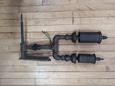 Antique Brass Double Steam Whistle