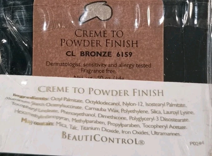 BeautiControl Creme To Powder Finish Foundation CL Bronze 6159 (P4)-NOS, Sealed - Image 3 of 4