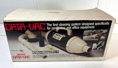 Metro Data-Vac Computer Cleaning System Model VM 115V Vintage Office Equipment