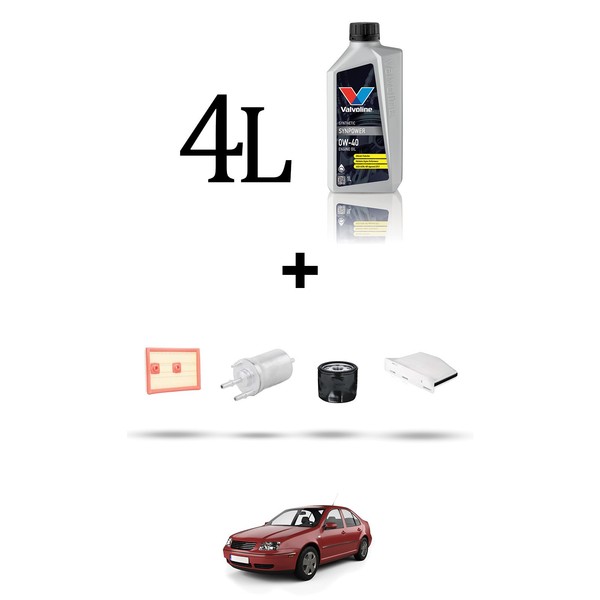 Hoffcar Wartungskit 4 Filter Und 4L ÖL FüR VW Jetta IV (162) 1.4 TSI 92KW-image