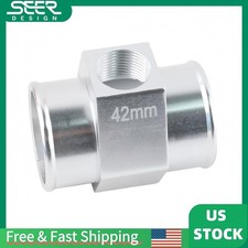 42mm Joint Pipe Radiator Hose Adapter For 12 - 14npt Water Temp Gauge Sensor