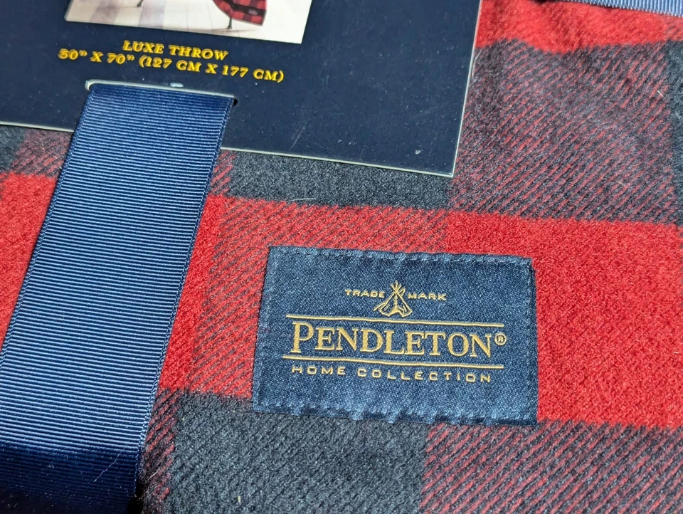 Pendleton Rob Roy Home Collection Throw 50 X 70 Inch, Red - Image 3 of 4