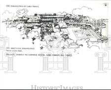 1986 Press Photo Harold McCormick House, Lake Forest, Illinois  - mjb14083