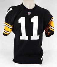 1993 Pittsburgh Steelers #11 Game Issued Black Jersey 46 DP65714