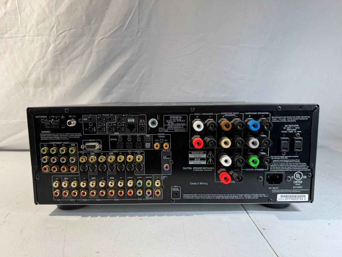Integra DTR-5.5 Receiver HiFi Stereo Audiophile 7.1 Channel Home