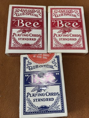 3 Decks Bee #92 Playing Cards