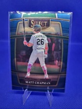 2022 Panini Select Blue Retail Base Matt Chapman #75 Oakland Athletics
