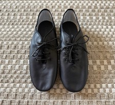 new CAPEZIO 9 M Black Leather EJ1 E-Series Jazz Oxford Lace-up Dance Shoes