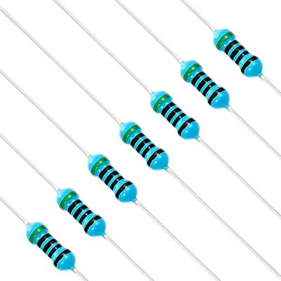 100pcs 1/4W 0.25W 510 Ohm Metal Film Fixed Resistor 0.01 1 Tolerance 510R MF