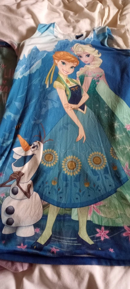 Disney Frozen PJ's And Nightie Age 12-13 - Image 3 of 4