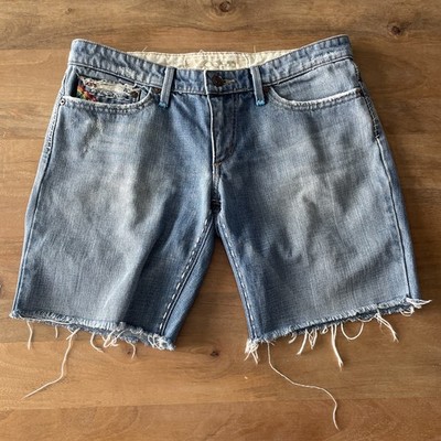 Joes Jeans Vintage Denim Shorts Womens 30 (Measures 33 Waist) Cut Off Low Rise