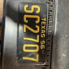 1956 Texas License Plate — photo 1