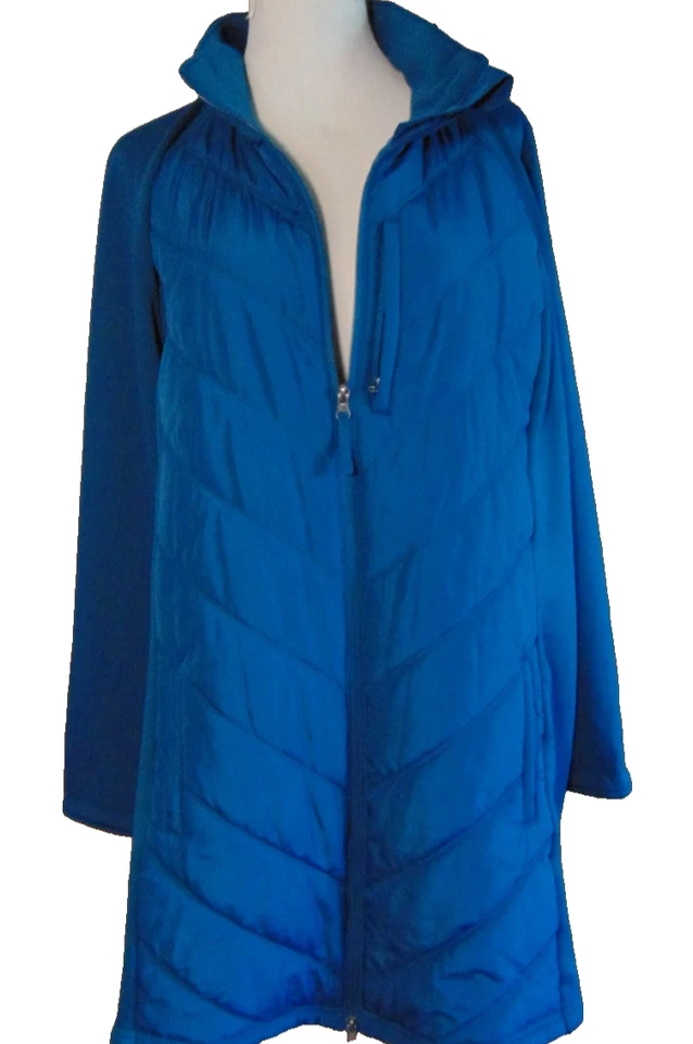 Casaco feminino TEX GEAR VERDE-AZULADO ACOLCHOADO ISOLADO TAMANHO 3X - Imagem 3 de 4