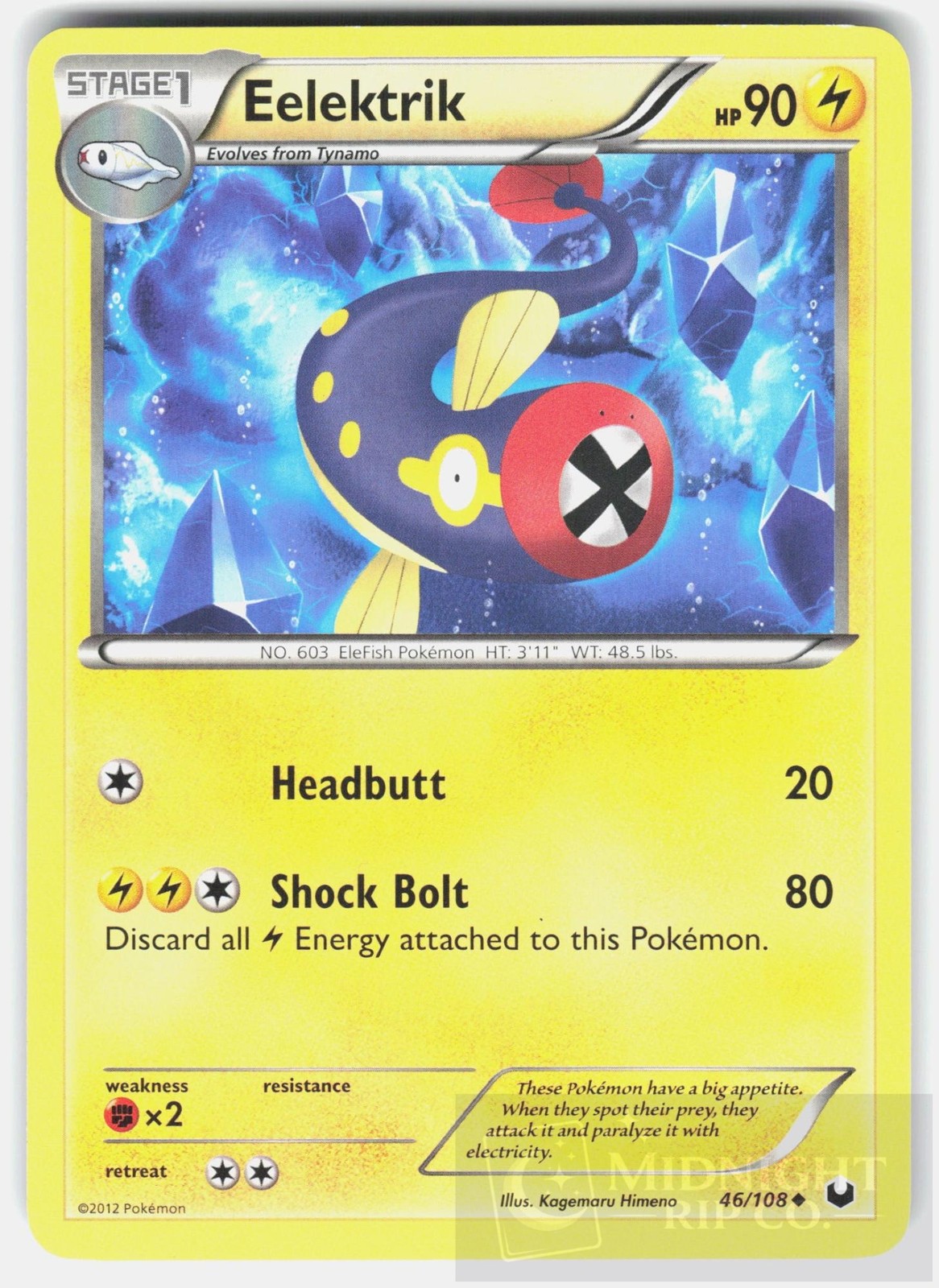 POKEMON EELEKTRIK 46 DARK EXPLORERS LP