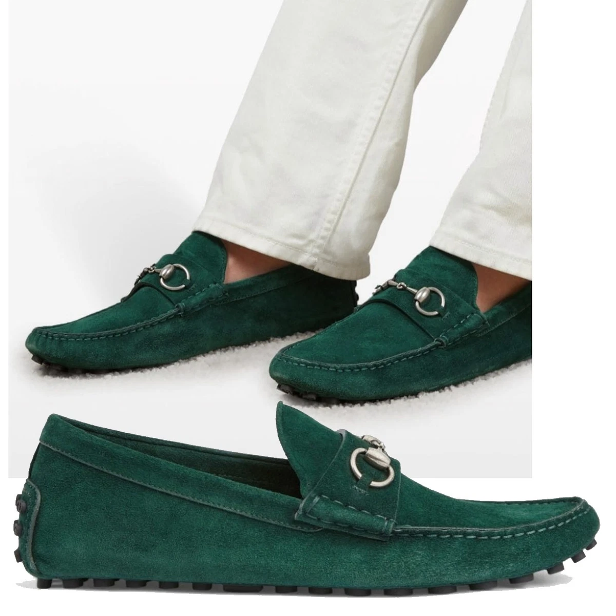 Gucci Loafer Green Casual Shoes for Men for sale - eBay