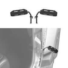 Pair Anti-skid Door Front Foot Peg Rest Pedals For 2018-2026 Jeep Wrangler Jl Pair Anti-skid Door Front Foot Peg Rest Pedals For 2018-2026 Jeep Wrangler Jl