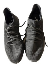 Avia Memory Foam Womens 8 Lightweight Black Knit Athletic Sneakers Shoes Lace-Up