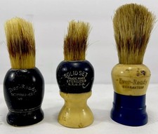 Vintage Shaving Brush Lot Ever-Ready Solid Set