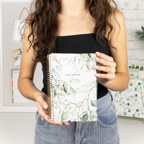 Bloom Daily Planners Planificador de Cubierta Suave Sin Fecha, 5.5" x 8.25", Eucalipto - Imagen 2 de 15