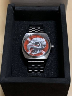 Nixon Tony Hawk Powell Peralta Quartz Unisex Watch Red Dial 