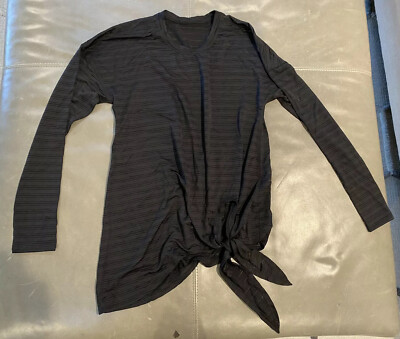 lululemon long sleeve black shirt