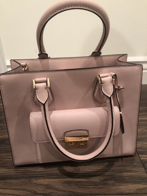 light pink michael kors purse