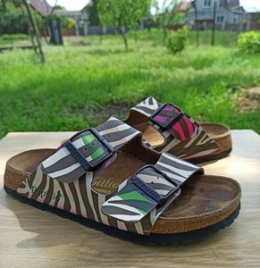 zebra birkenstocks