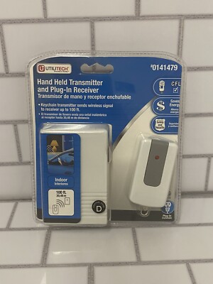 UTILITECH HAND HELD TRANSMITTER AND PLUG-IN RECEIVER *BRAND NEW *SEALED