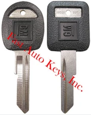 2 NEW GM Logo OEM "E" IGNITION +"H" DOORS/TRUNK Key Blanks Uncut 595198 + 595311