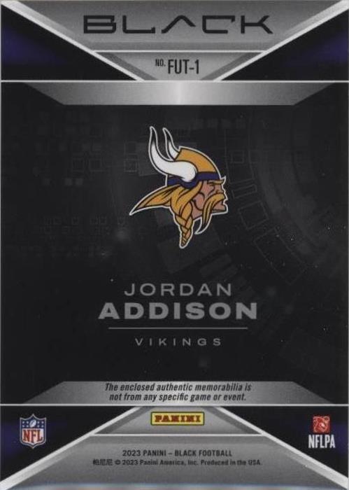 2023 Panini Black Jordan Addison #FUT-1 for sale | eBay